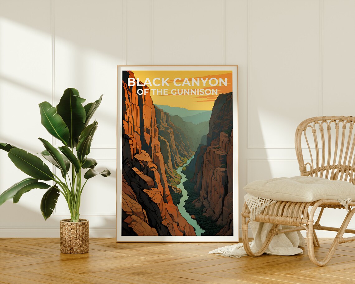 Black Canyon Of The Gunnison Poster Print - Image 2