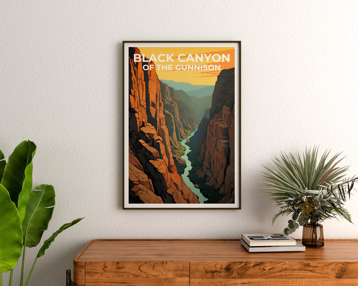 Black Canyon Of The Gunnison Poster Print - Image 3