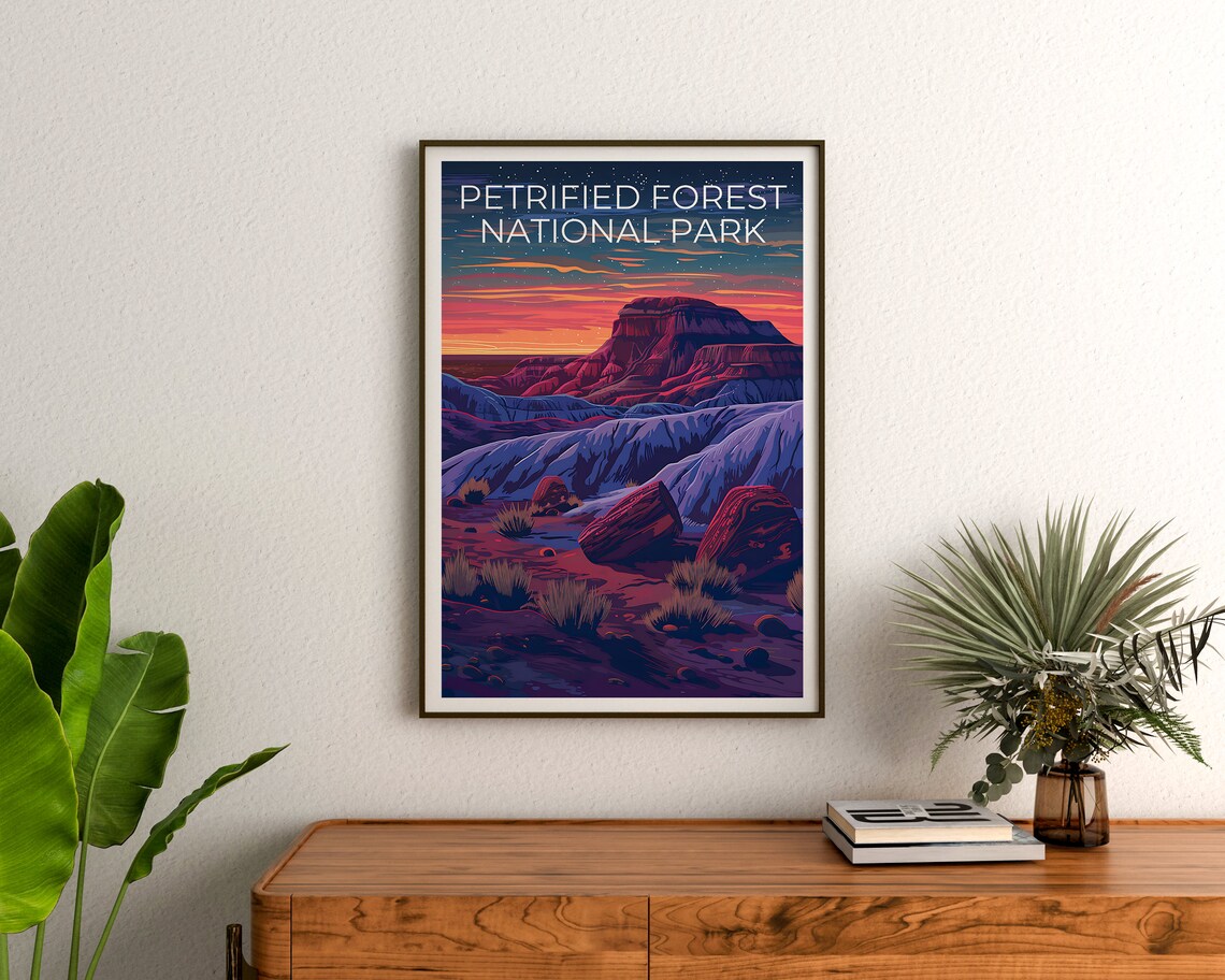 Petrified Forest National Park Arizona Travel Poster - Image 3