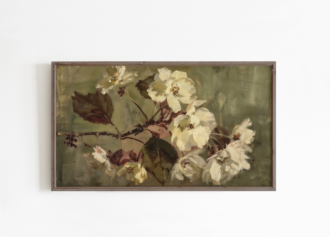 Spring Flowers Vintage Holiday Art Print - Image 3