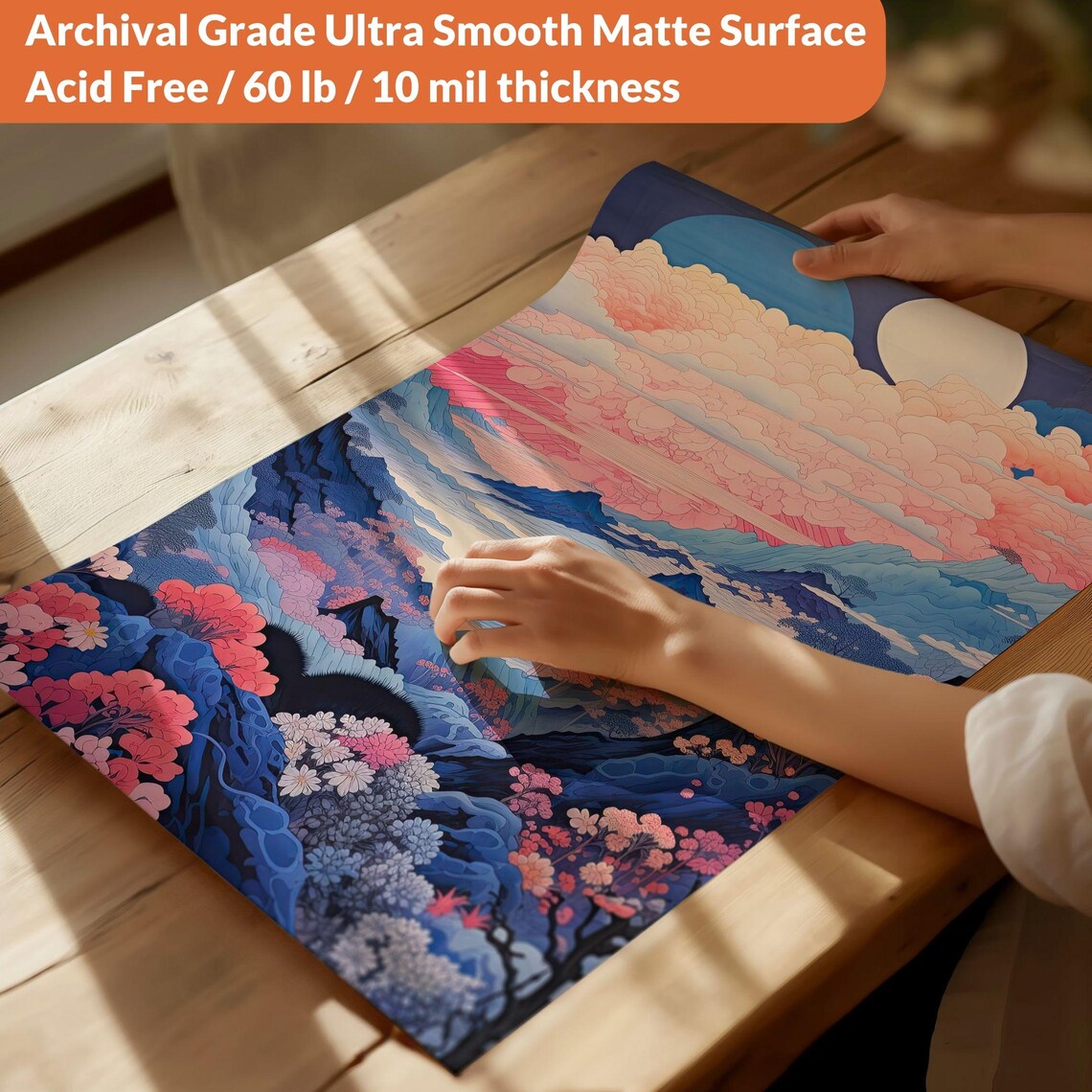 Hokusai Ukiyo-E Japanese Landscape, Poster Print - Image 2