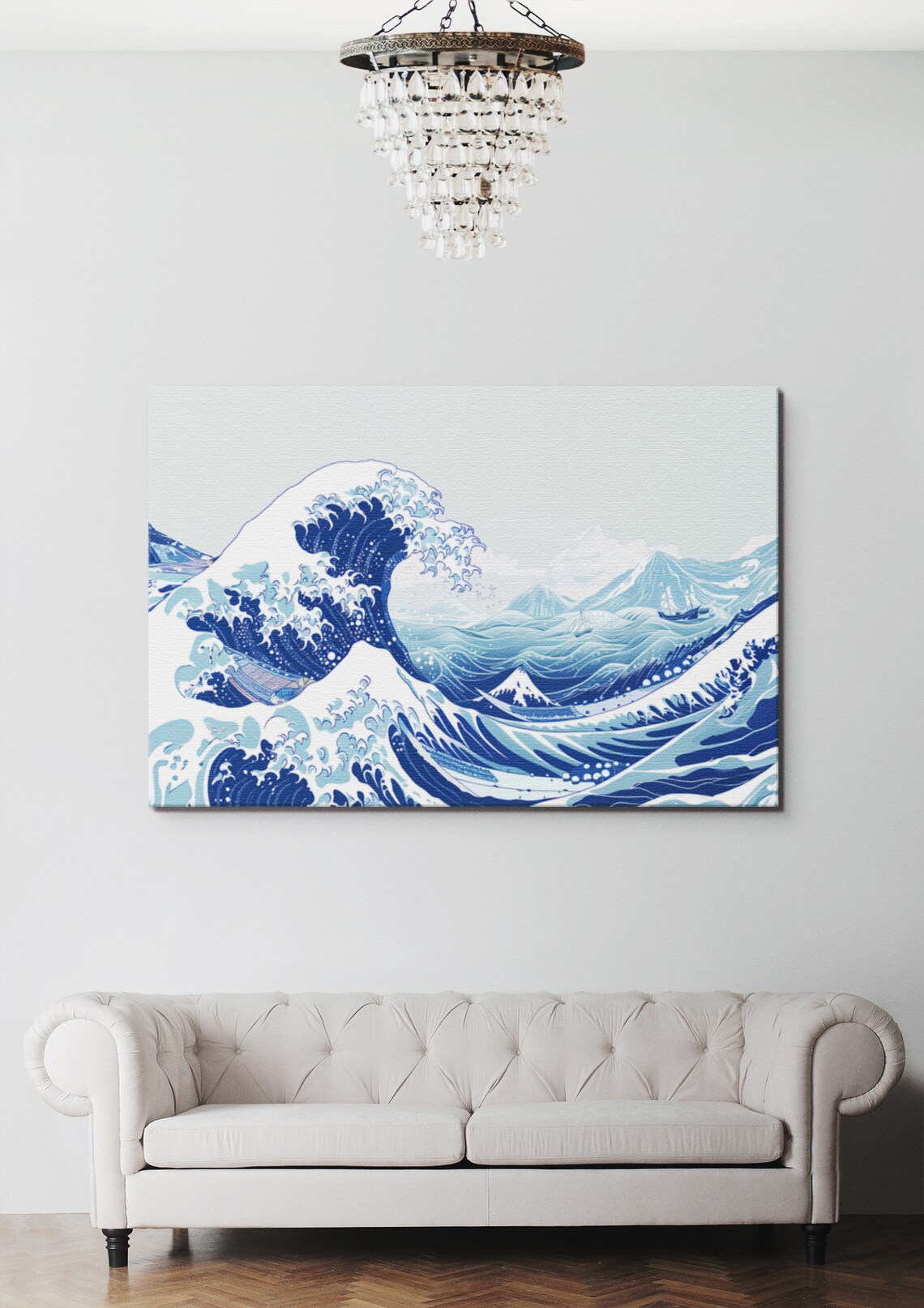 Hokusai Great Wave, Traditional Japanese Art Print