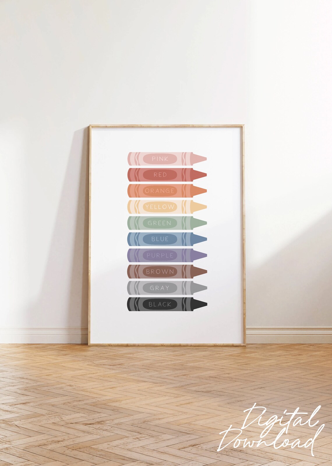 Crayons Poster, Colorful Classroom Decor - Image 4
