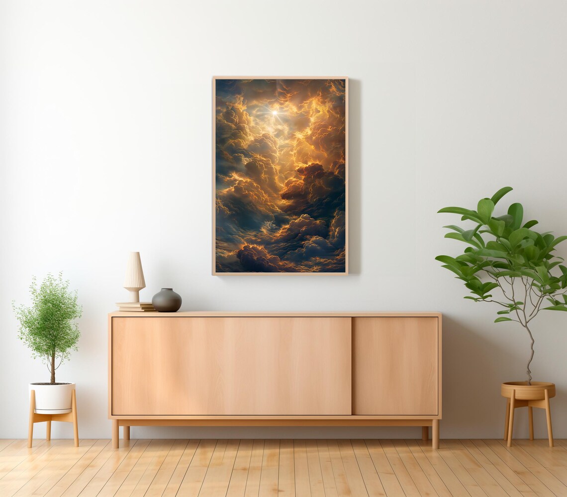 Celestial Sun Art Print, Dark Academia Vintage - Image 2