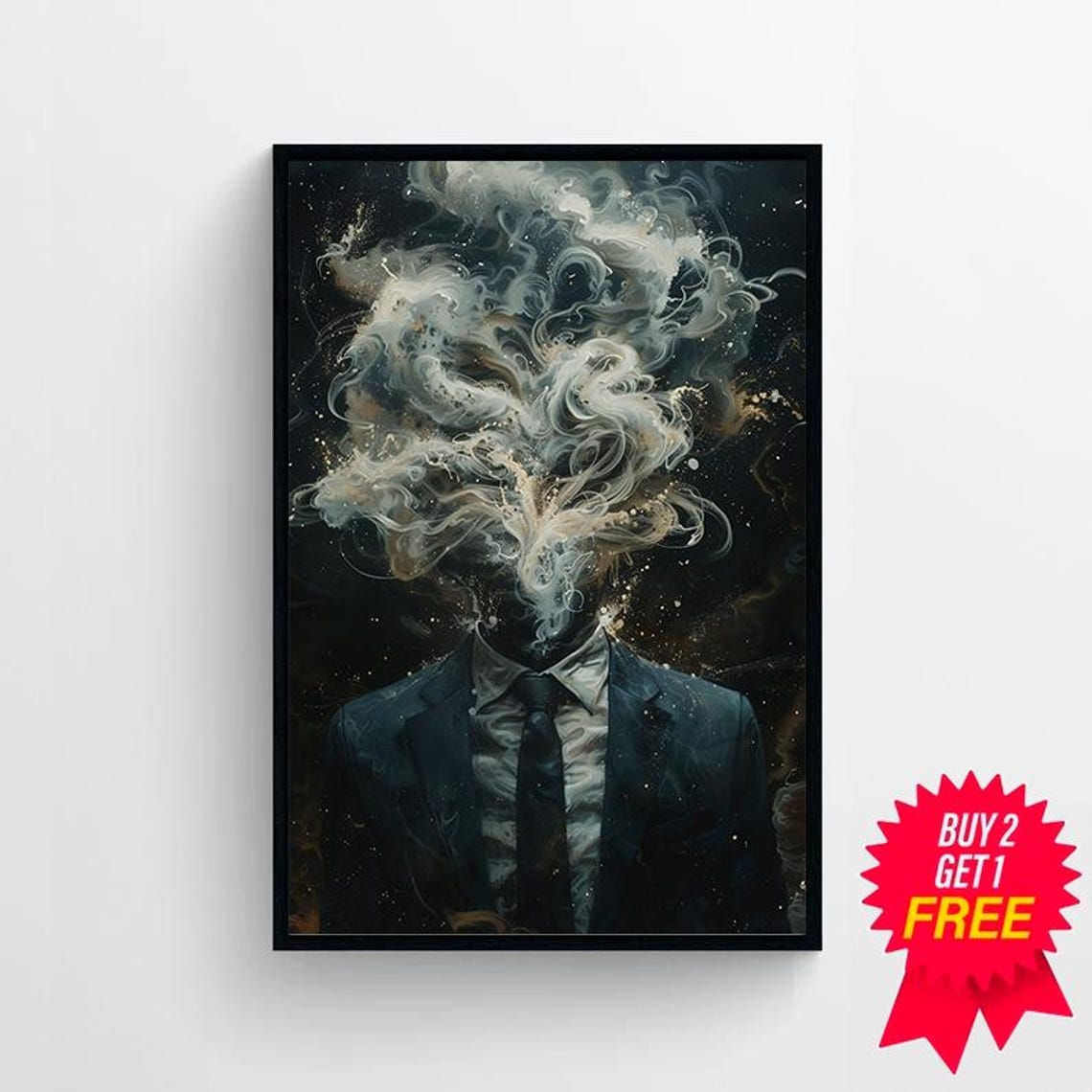 Moody Wall Art Moody Print Moodie Art Prints Moody Decor Moody Vintage Wall Art Darkness Moody Wall Art Moody Modernism Moody Dark Wall Art - Image 4