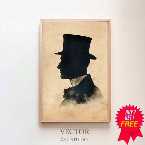 Moody Vintage Silhouette Vintage Prints Victorian Winter