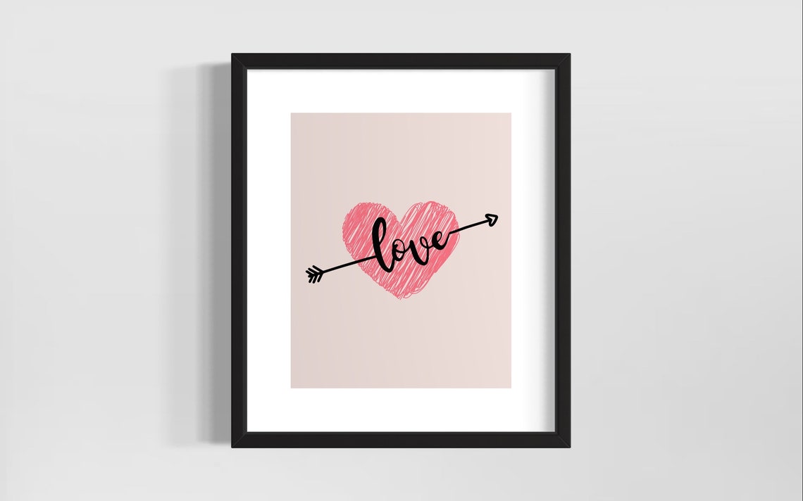 Heart Valentines Day Gift Wall Decor - Image 2