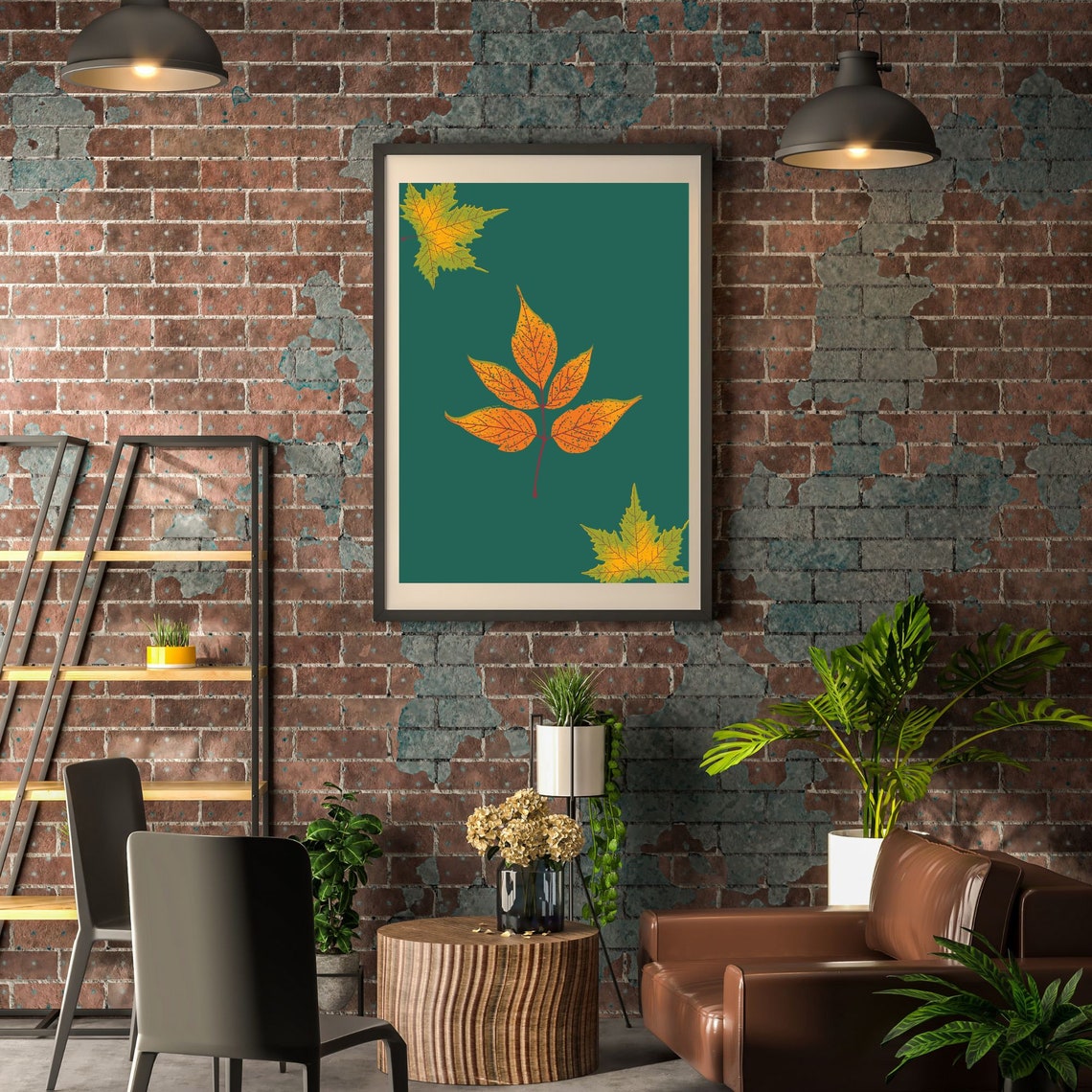Autumn Leaves Art Print, Fall Decor - Image 3
