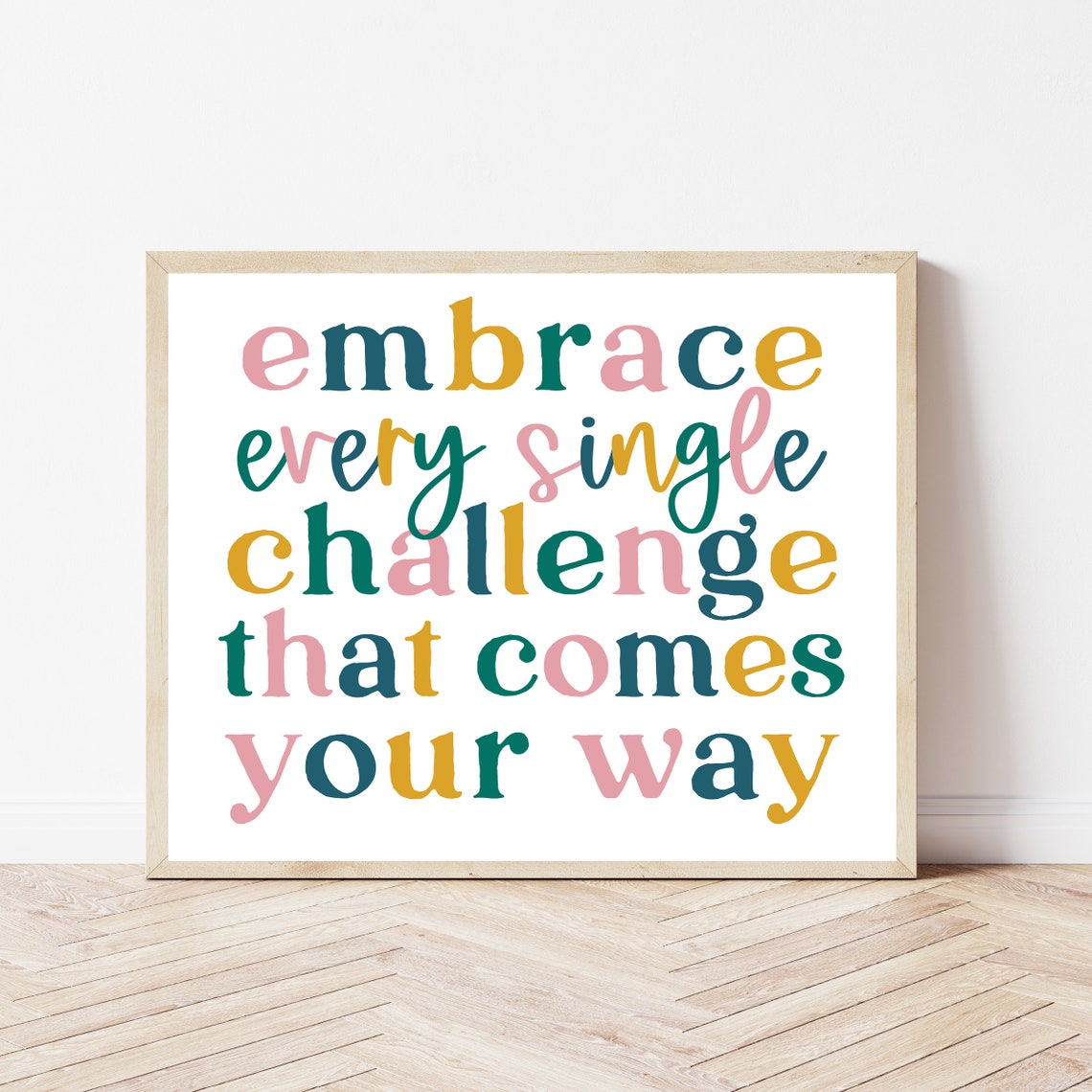 Growth Mindset High School Classroom Poster Boho Decor Counselor Wall Art Guidance Teacher Desk