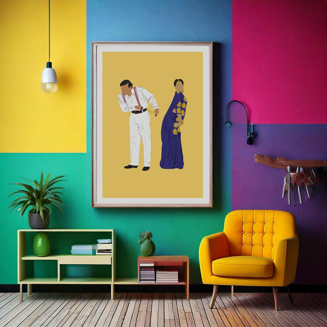 Hum Aapke Hain Kaun Bollywood Movie Poster - Image 3