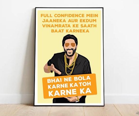 Munna Bhai's Circuit Bollywood Art Print, Arshad Warsi