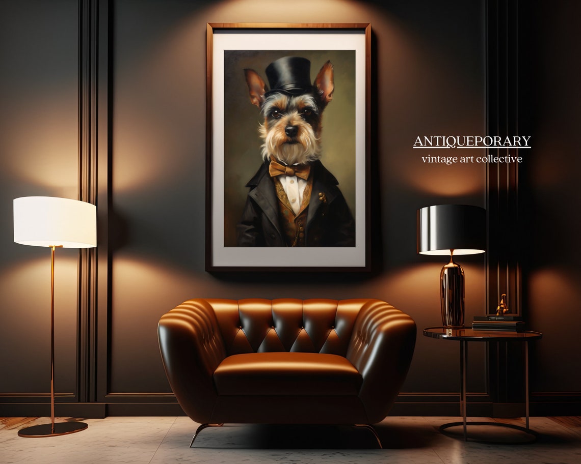 Victorian Animal Portrait Dressed Animal Print Royal Dog Poster Pet Portrait Painting Renaissance Animal Portraits Vintage Inspired Art - Image 6