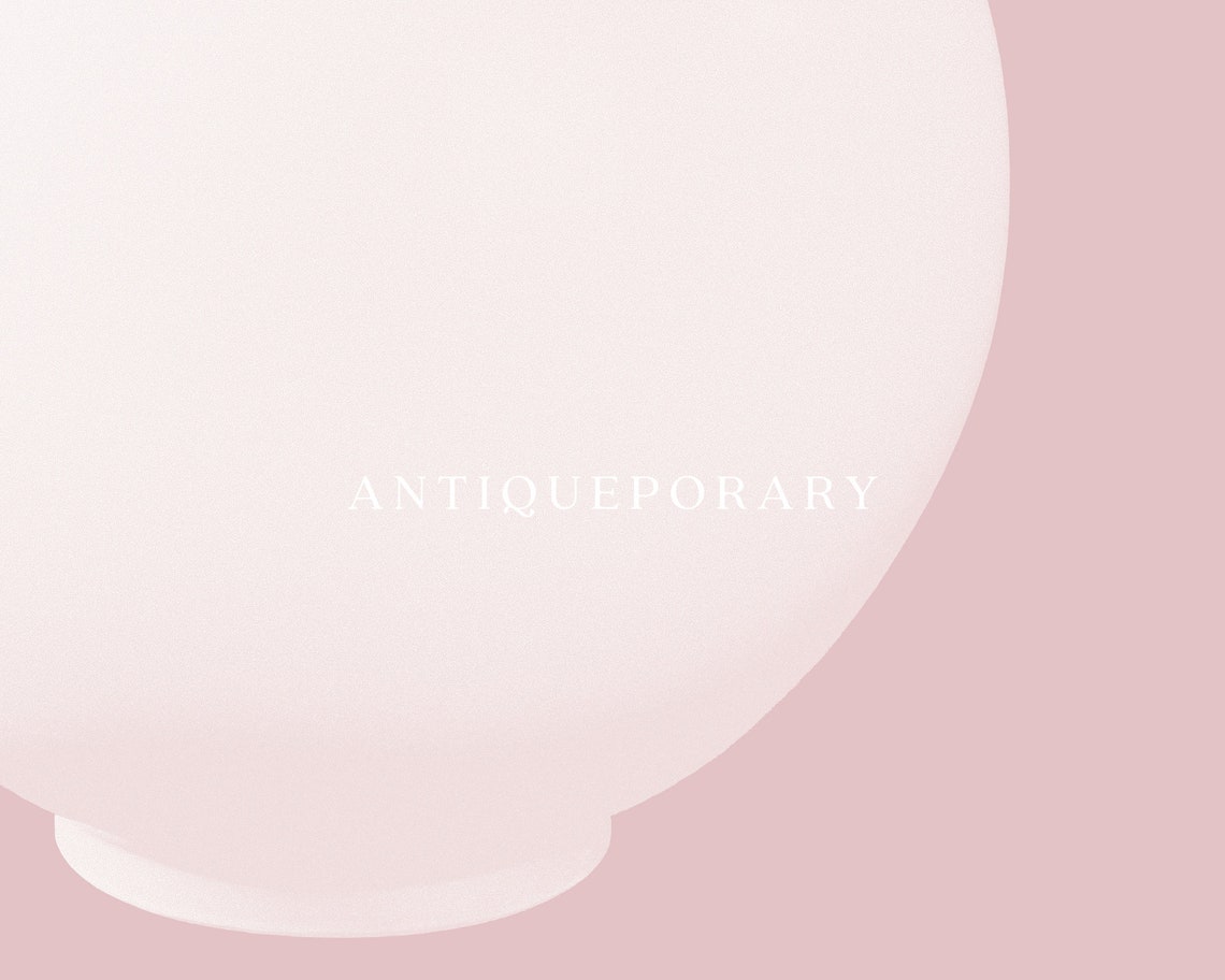 Minimalist White Porcelain Vase on Dusty Pink Abstract Poster - Image 2