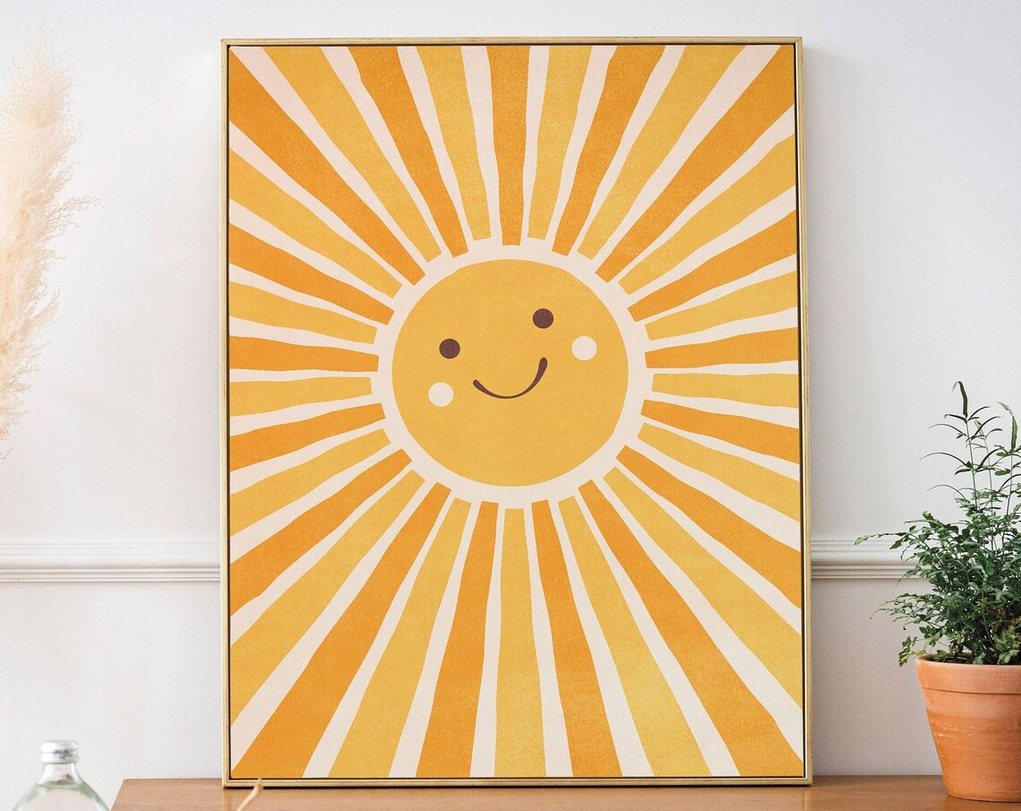 Sunshine Nursery Poster, Nursery Room Decor - Image 4