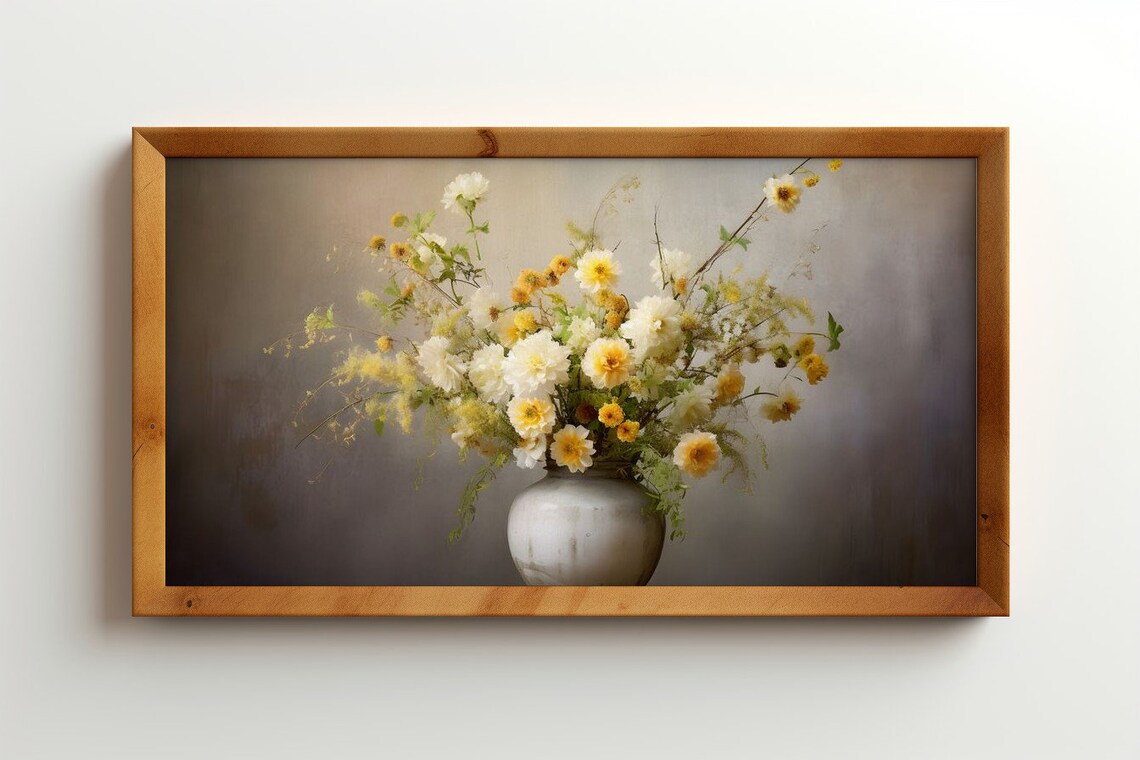 Ephemeral Beauty, A Vase Of Summer Blooms - Image 3