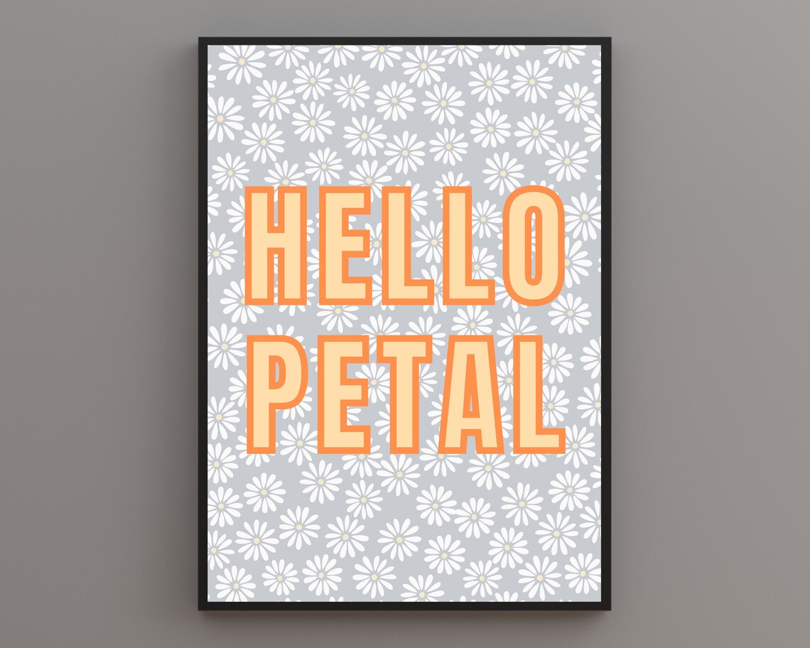 Daisies Flower Art Print, Botanical Gallery Wall
