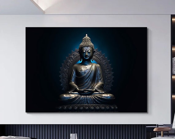 Buddha Canvas Print Wall Art Design Asian Wal Artasian Artbuddha Poster
