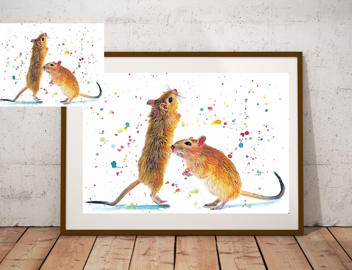 3 Figures 3 Pet Portrait Custom Pet Portrait From Photo Custom Art Pet Memorial Gift Pet Loss Pet Portrait Watercolor Painting Art