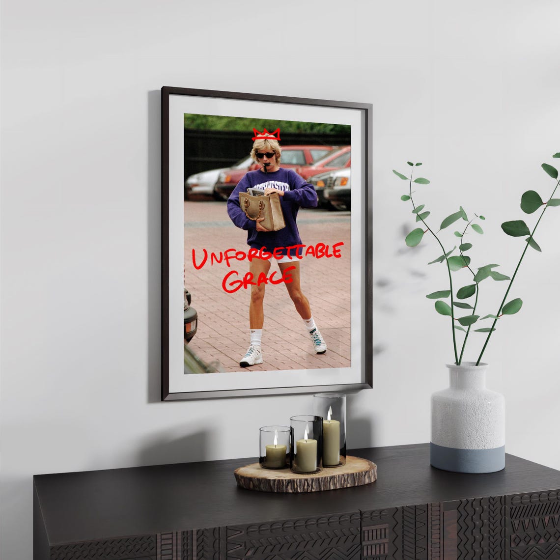 Unforgettable Grace Photography Prints Princess Diana Quote Wall Art Lady Diana Princess Diana Print Museum Quality Photography Poster - Image 3