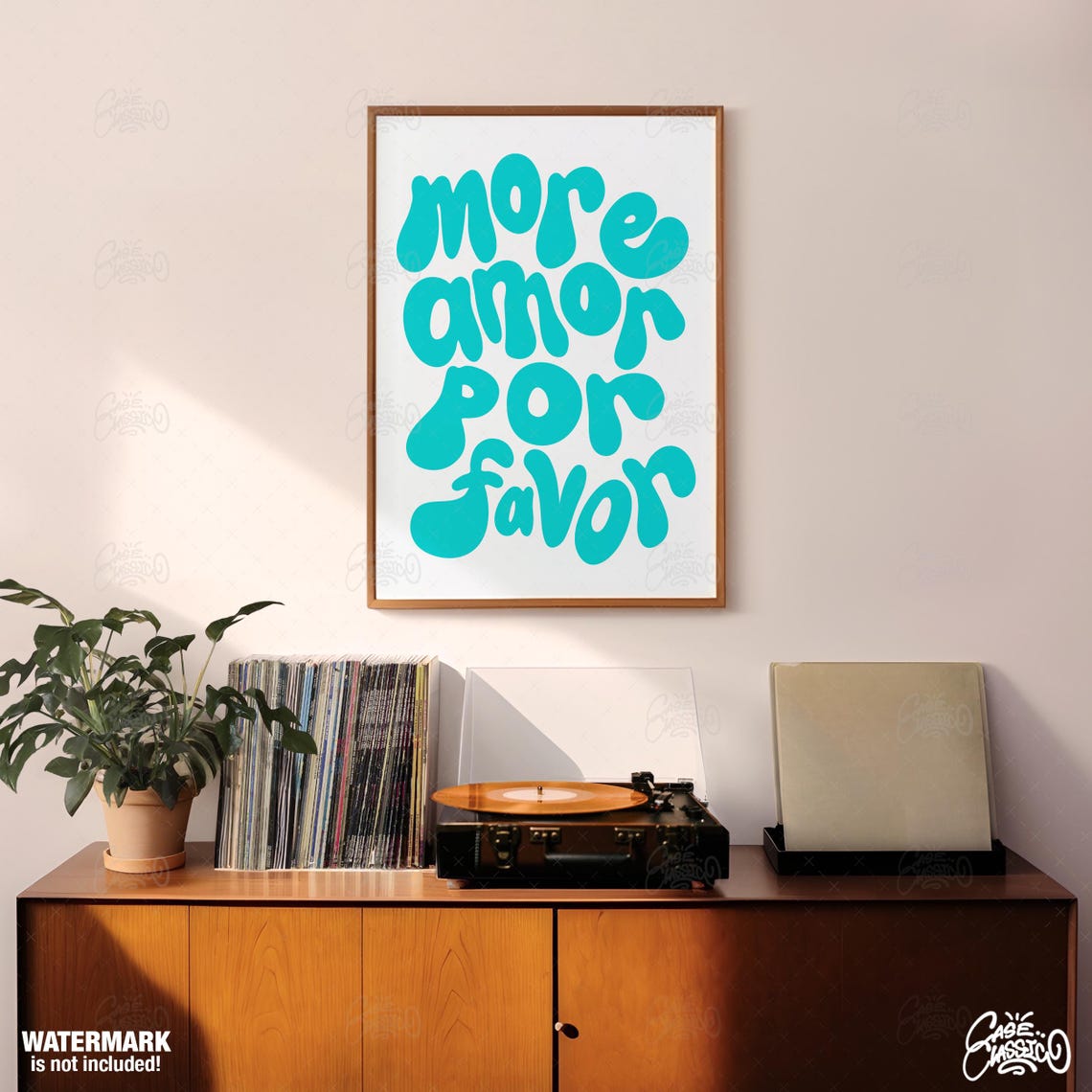 More Amor Por Favor Quote Print Indie Room Decor Fine Art Print Cute Prints Love Print Inspirational Wall Art Aesthetic Room Decor - Image 3