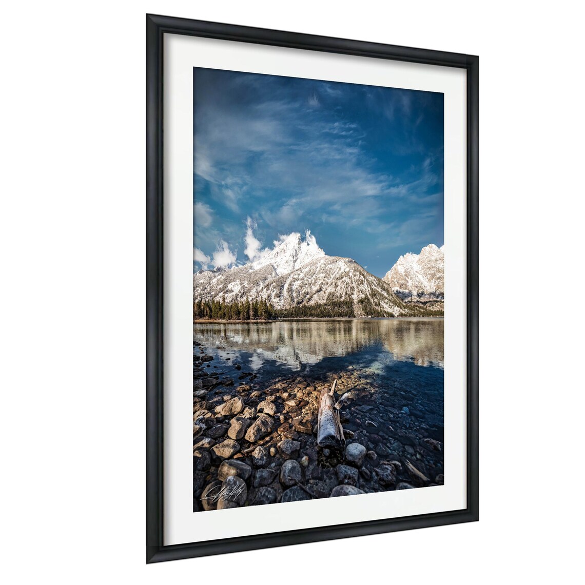 Jenny Lake Sunrise Reflection, Grand Teton Mountains