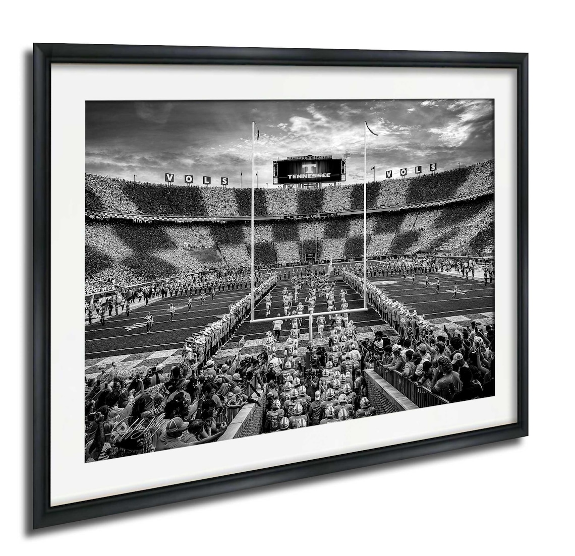 UT Vols Neyland Stadium Checkerboard End Zones Art Print