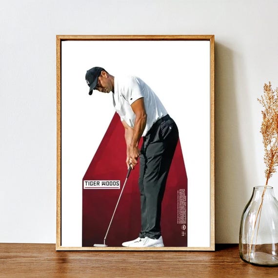 Golf Player Inspirational Sports Quote, Modern Theme