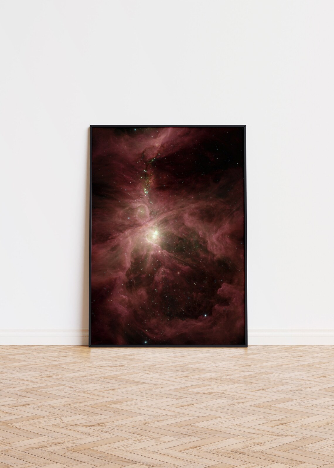 Orion Nebula Sword Of Orion Red Deep Space Photography Poster