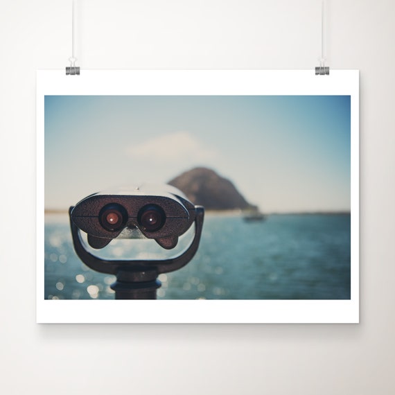 Morro Bay Photograph Viewfinder Rock