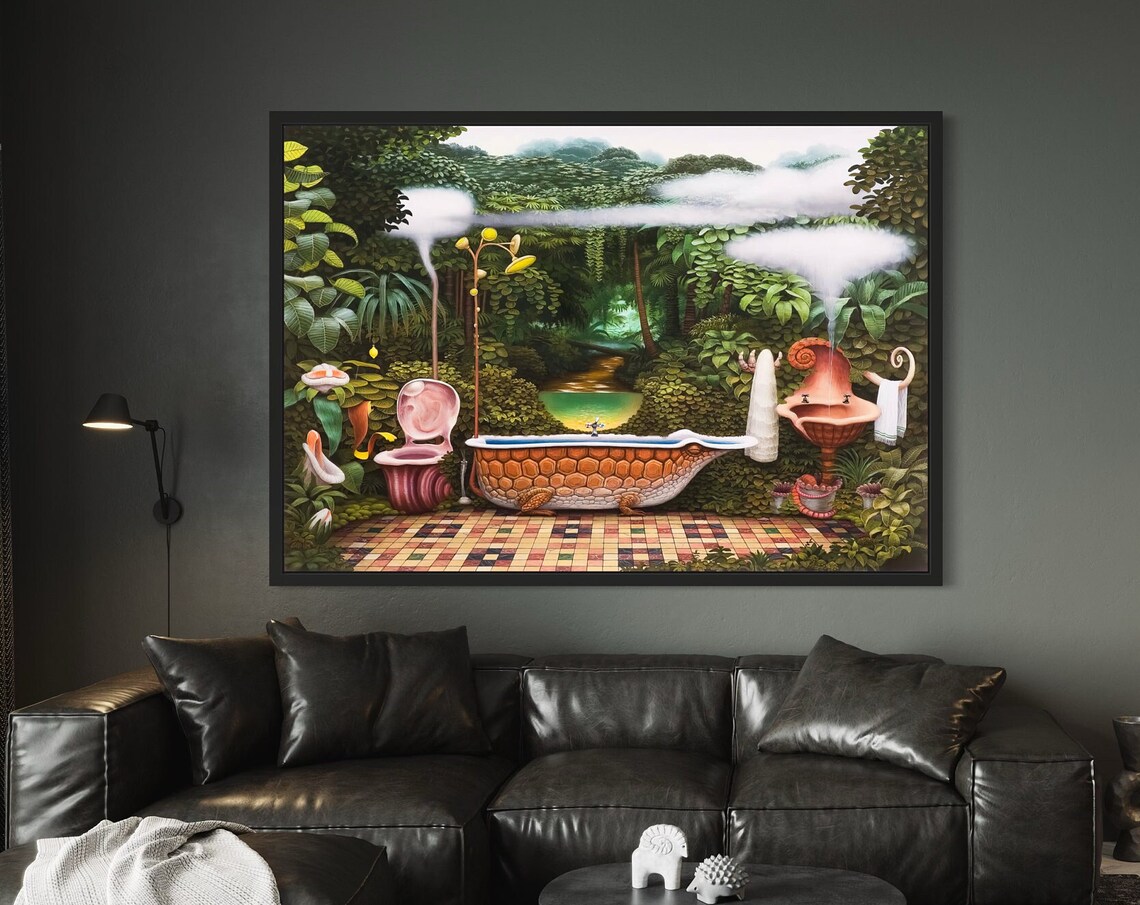 Canvas Wall Art Decor Surreal Surrealism Abstract Print