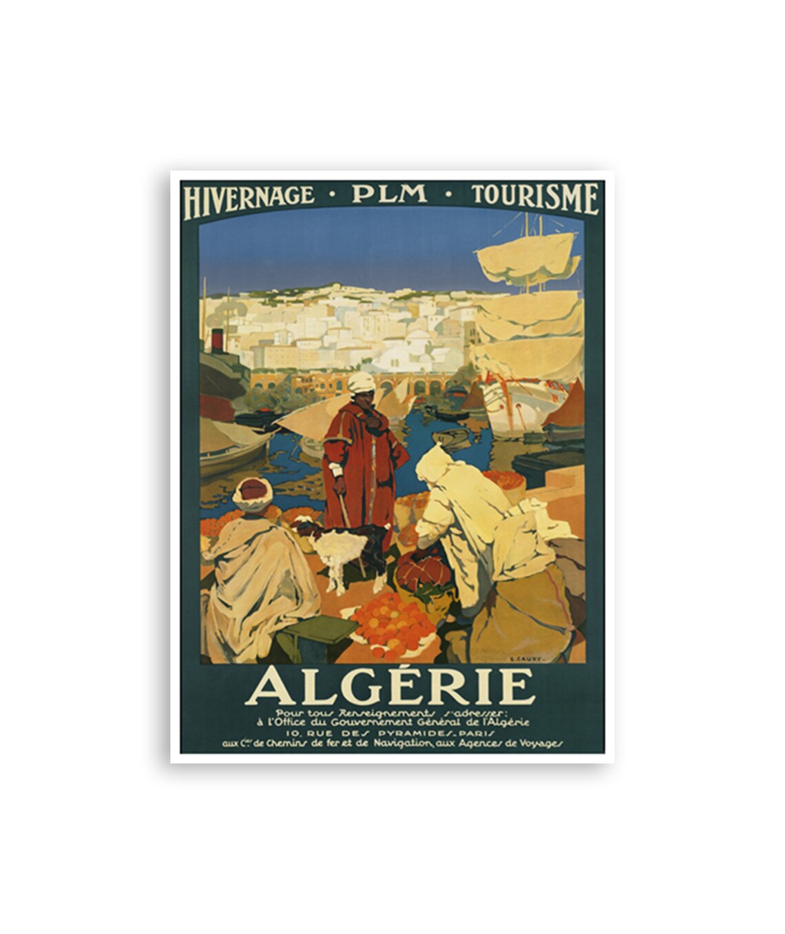 Algeria Travel Decor Africa Art Poster African Print Xr147