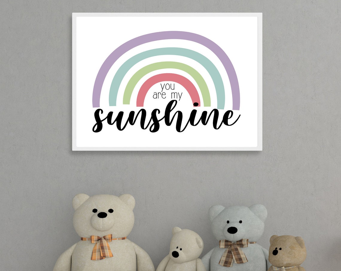 Print Shipyou Are My Sunshinegirl Nurseryboy Nurserykids Bedroomboys Bedroomgirls Bedroomnursery Ideasbedroom Ideas