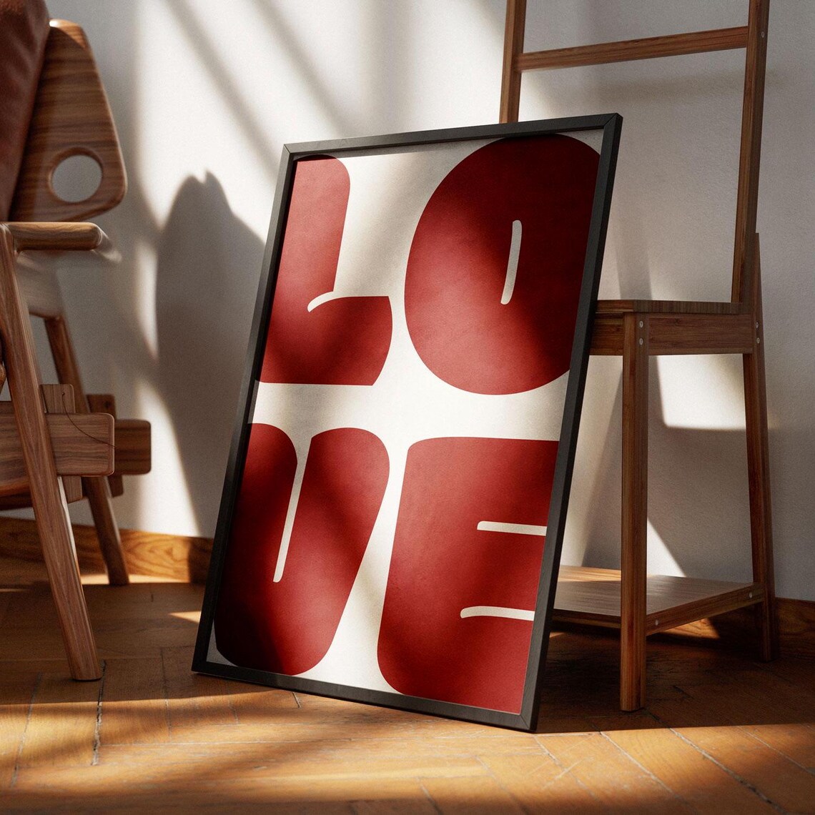 Love Minimalist Typography Poster, Home Office Decor - Image 4