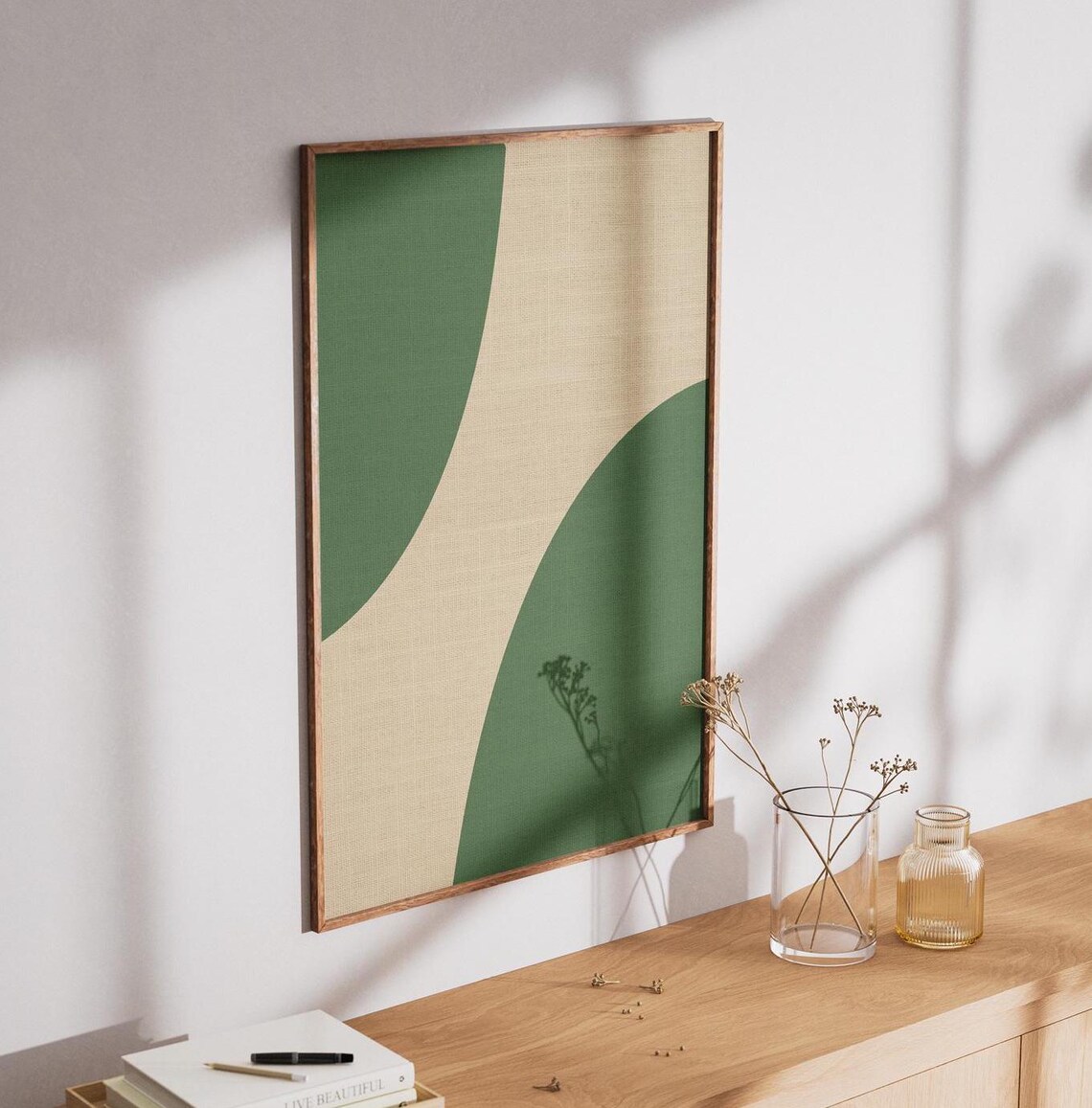 Minimal Wall Art, Boho Living Room Decor Print - Image 5