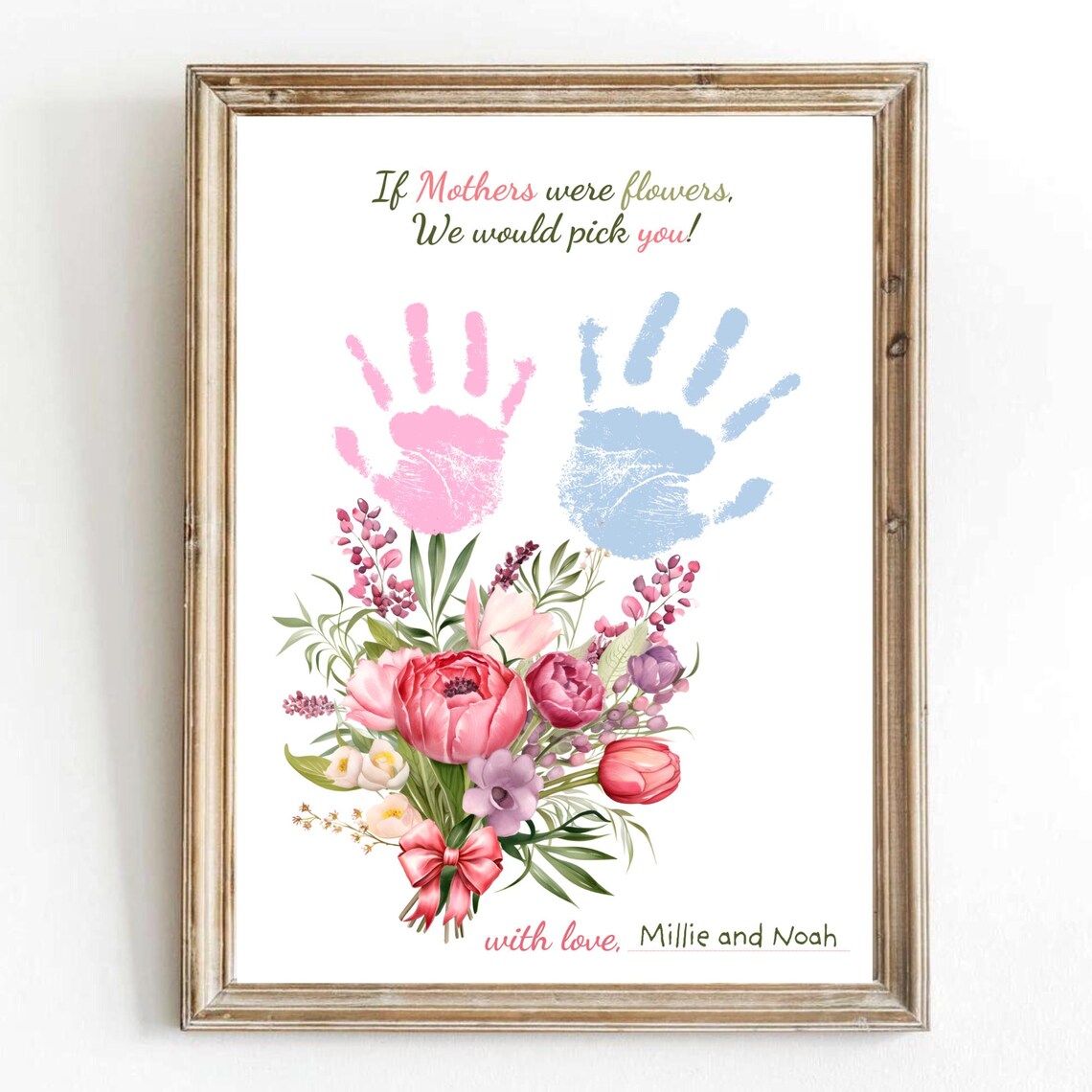 Flower Crafts For Kids On Mothers Day If Moms Were Flowers Id Pick You Mom Handprint Handprint Flowers For Mothers Day