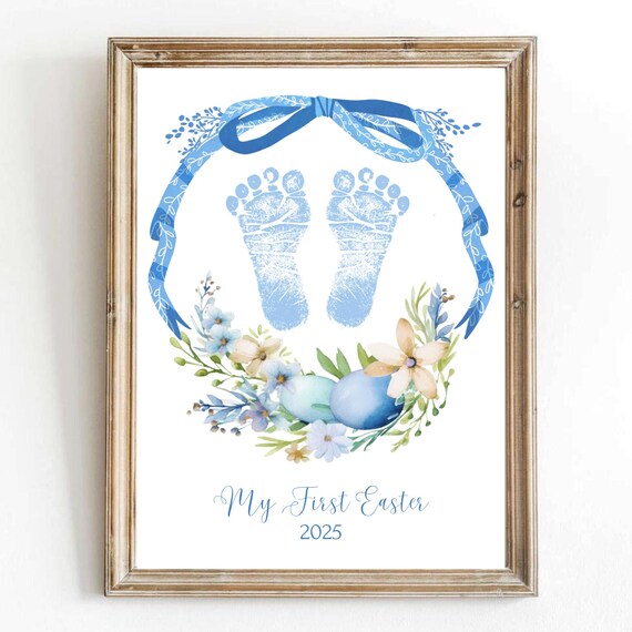 My First Easter Keepsake, Baby Easter Craft Print