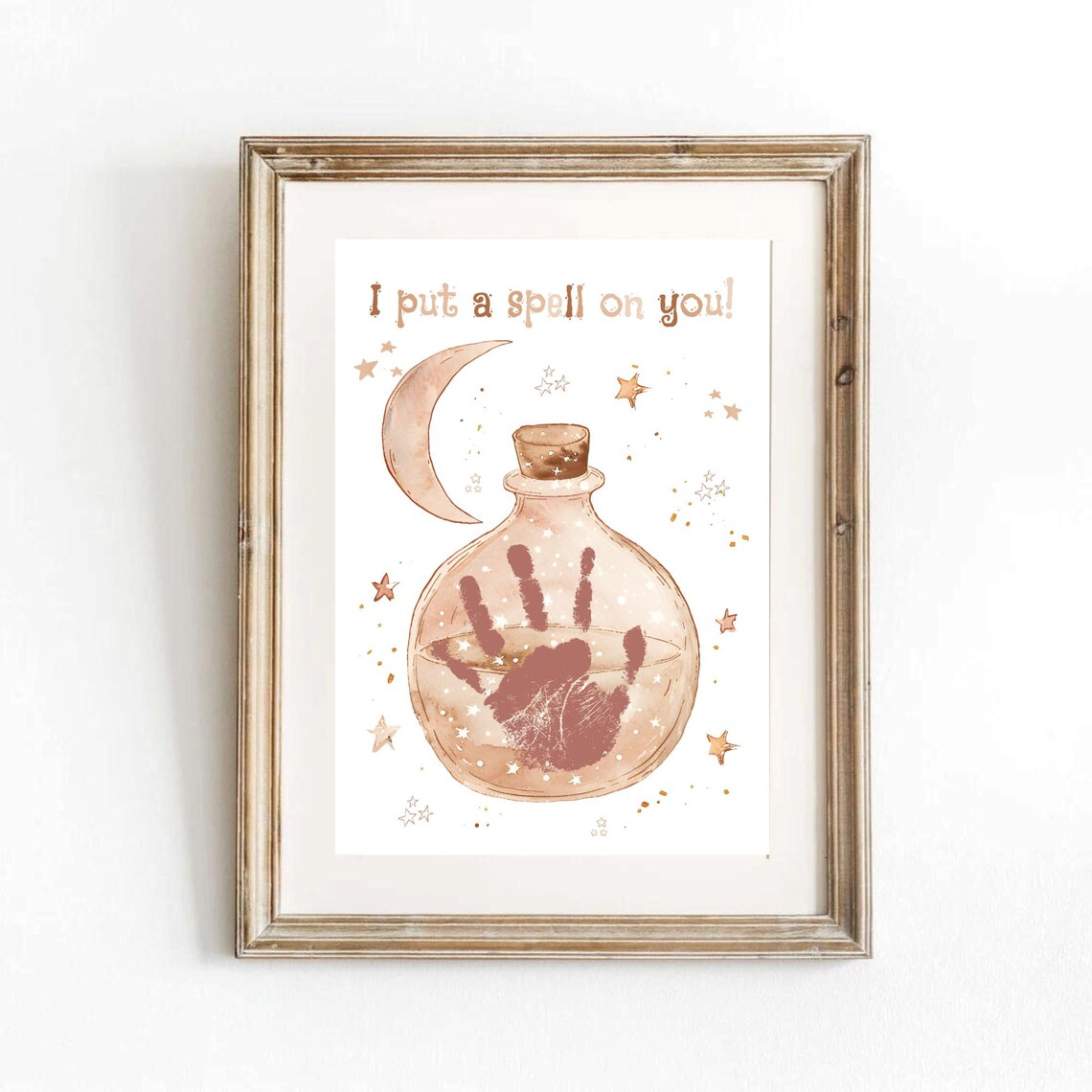 My First Halloween Footprint, Baby Art Print - Image 2