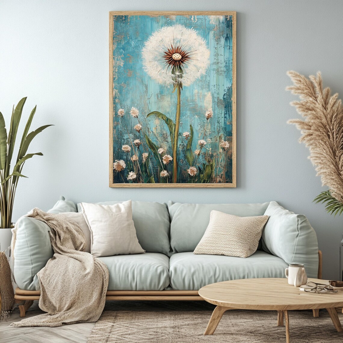 Dandelion Boho Art Print, Nature Wall Art - Image 2