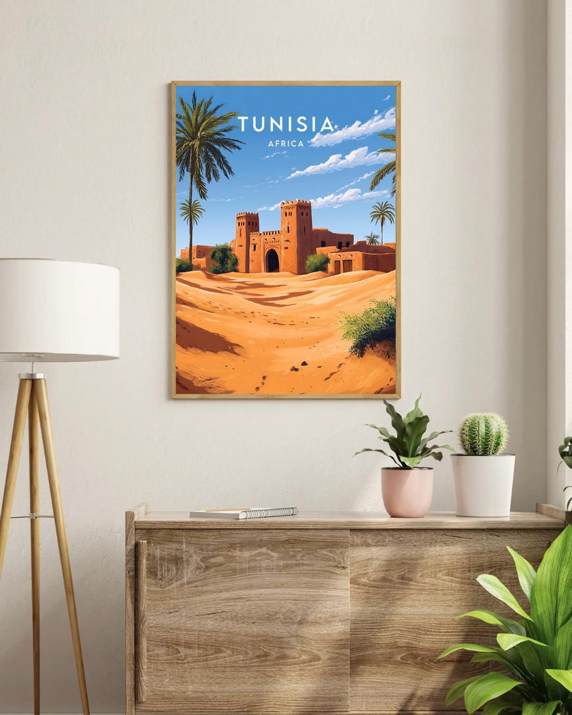 Tunisia Travel Print Africa Tunisia Poster Africa Poster Travel Wall Art Africa Print Tunisia Wall Art Tunisia Print Tunis Poster - Image 3
