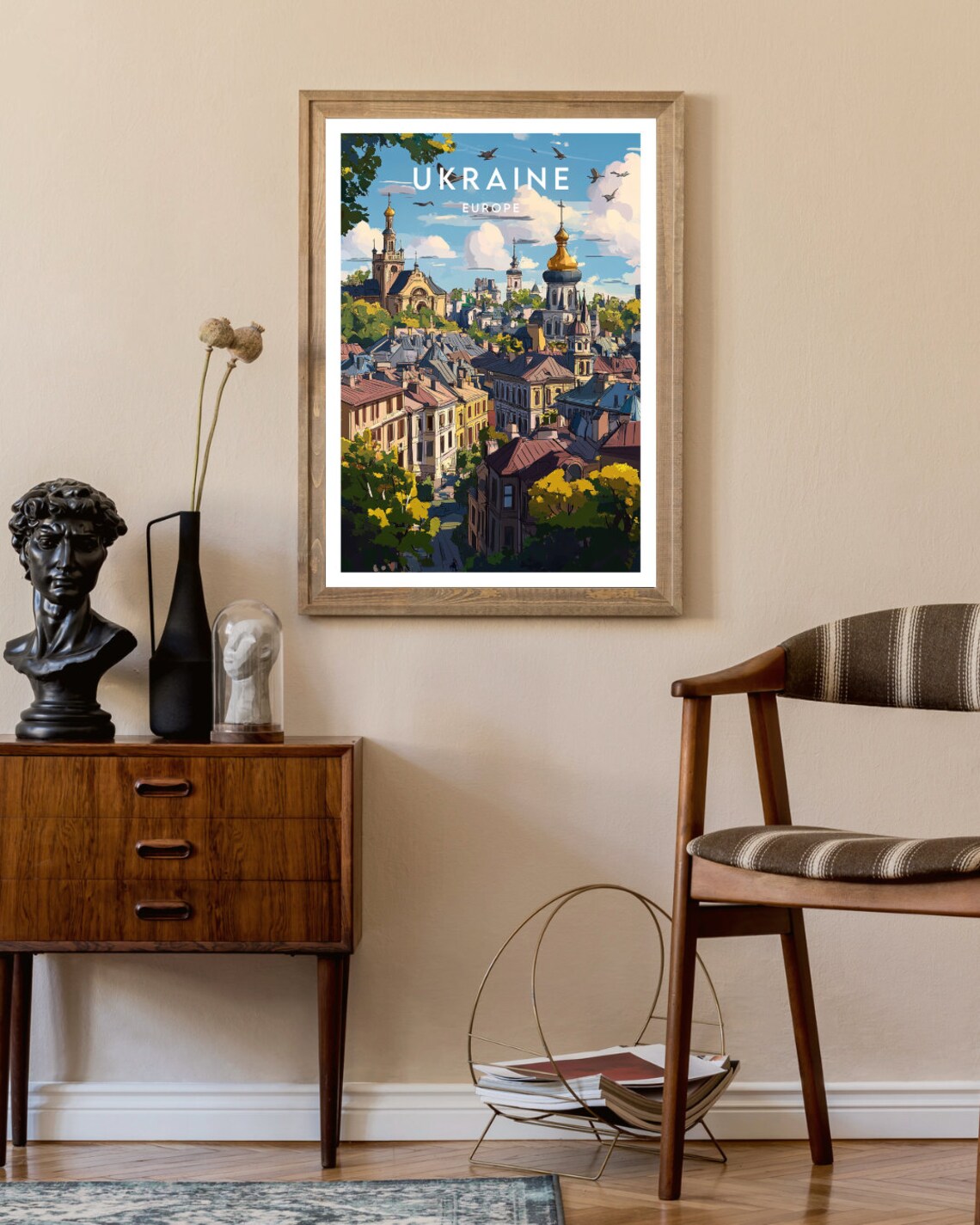 Ukraine Travel Poster, Kyiv Europe Wall Art - Image 2