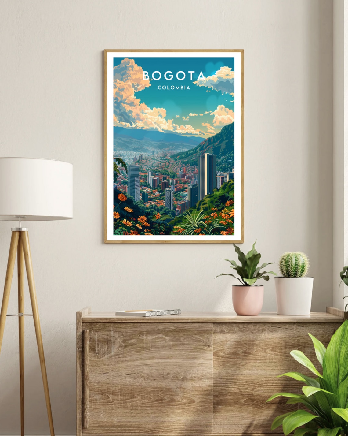Bogota Travel Poster, Colombia South America - Image 3