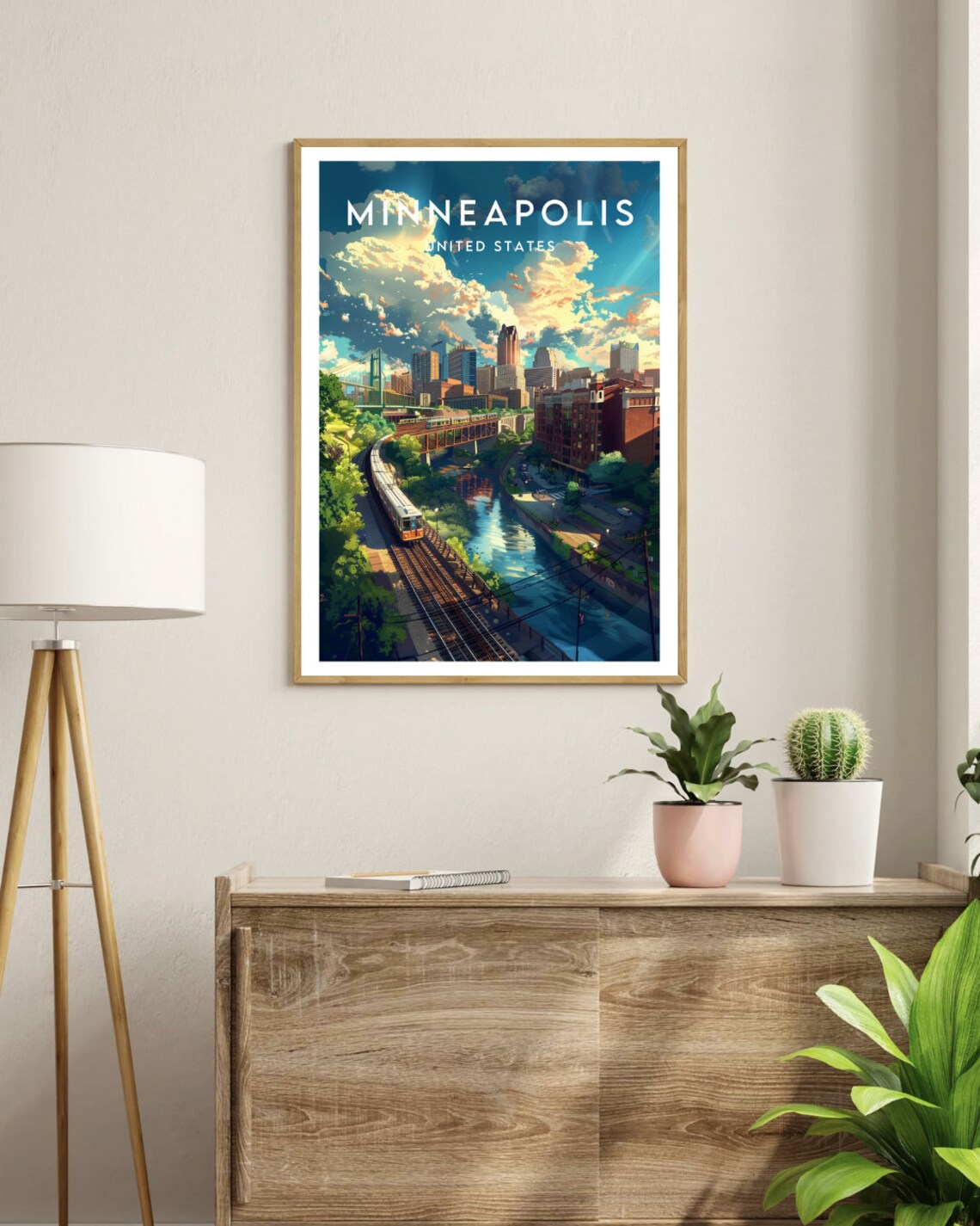 Minneapolis Travel Poster, United States City Print - Image 3