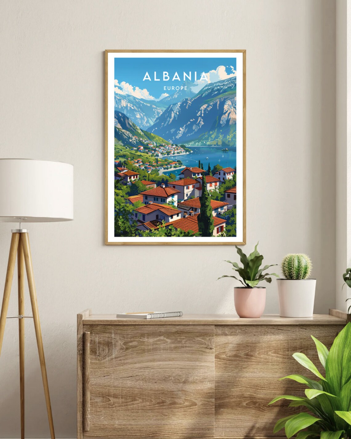 Albania Travel Poster, European Wall Art Print - Image 3