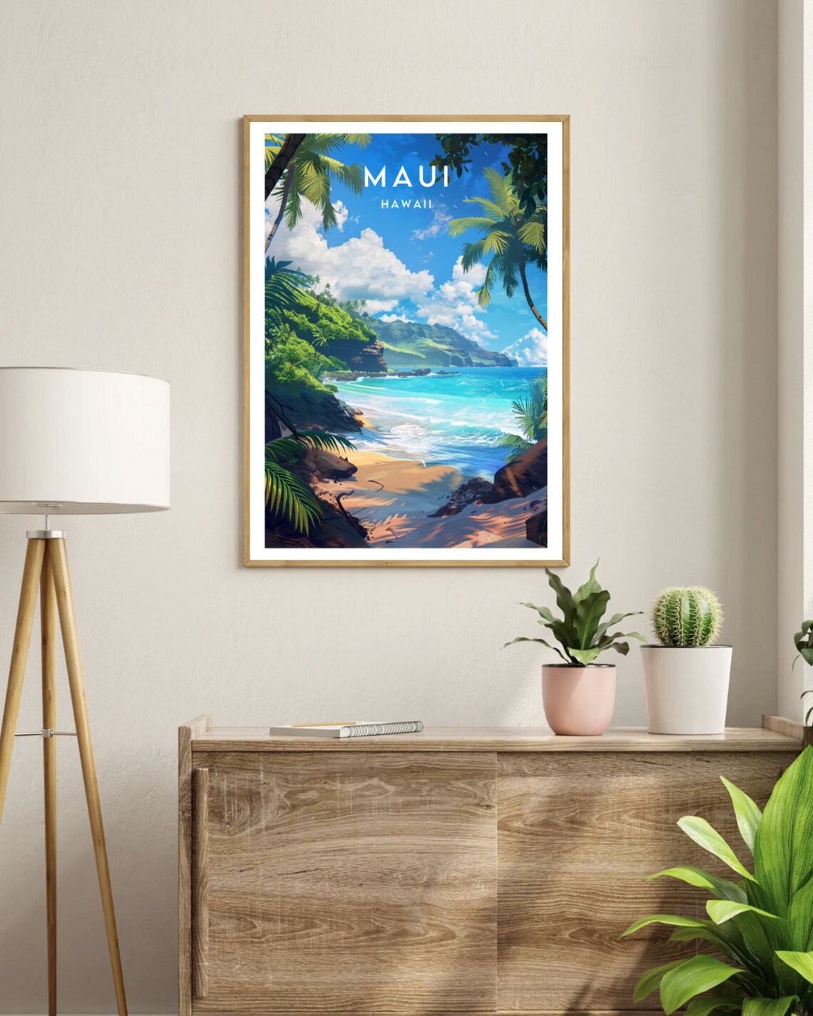 Maui Travel Poster, Hawaii and United States - Image 3