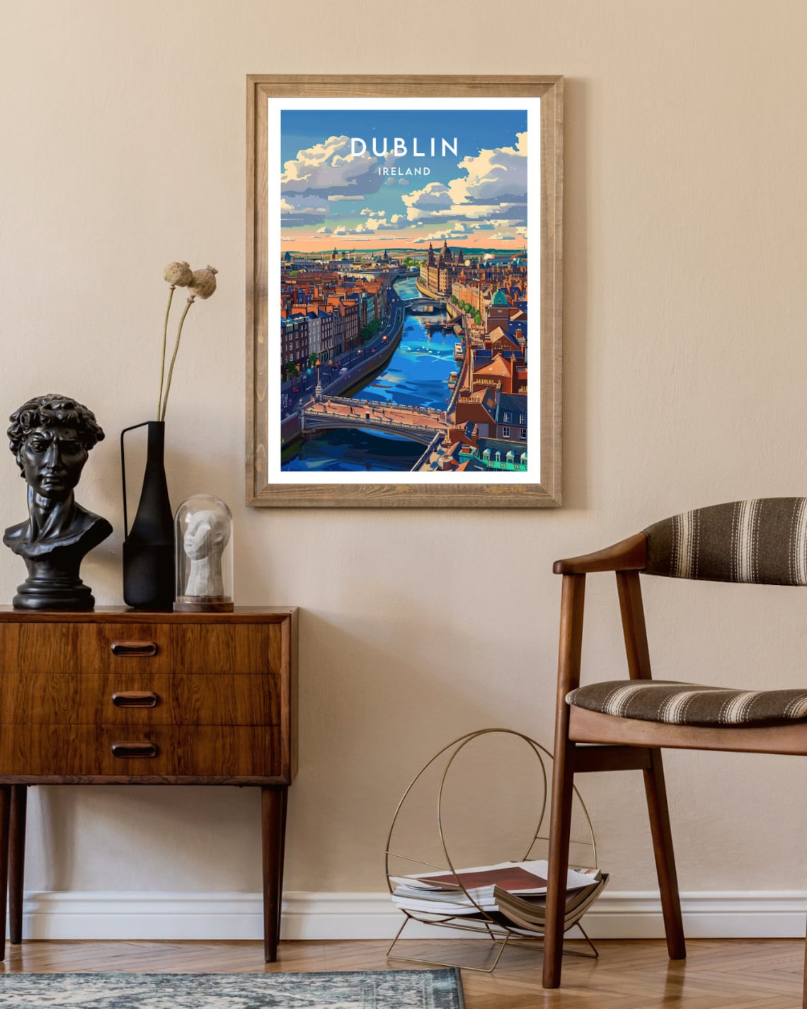Dublin Travel Poster, Europe Wall Art Print - Image 2