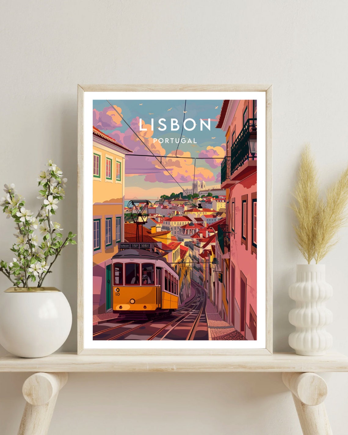 Lisbon Travel Print Portugal Lisbon Poster Portugal Poster Travel Wall Art Portugal Print Poster Portugal Europe Lisbon Portuguese - Image 4