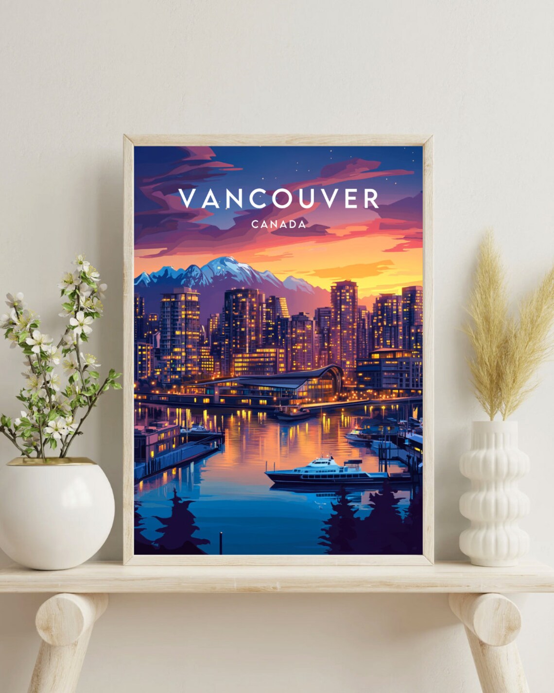 Vancouver Travel Poster, Canada North America - Image 4