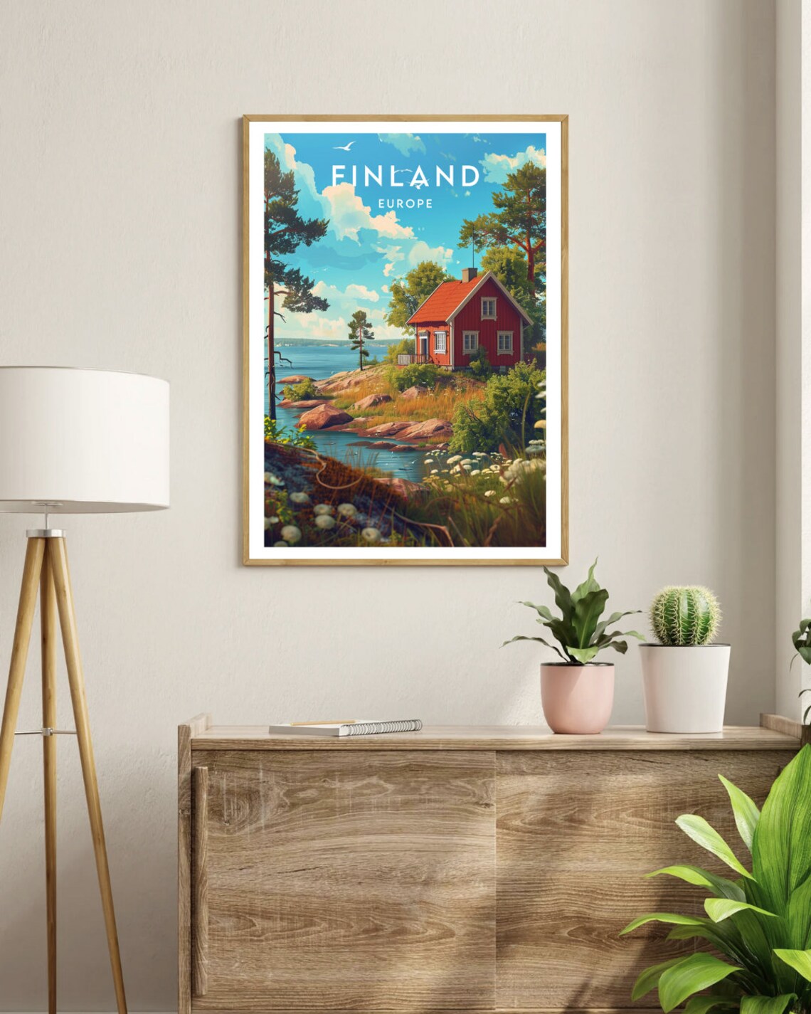 Finland Travel Poster, Helsinki Europe Wall Art - Image 3