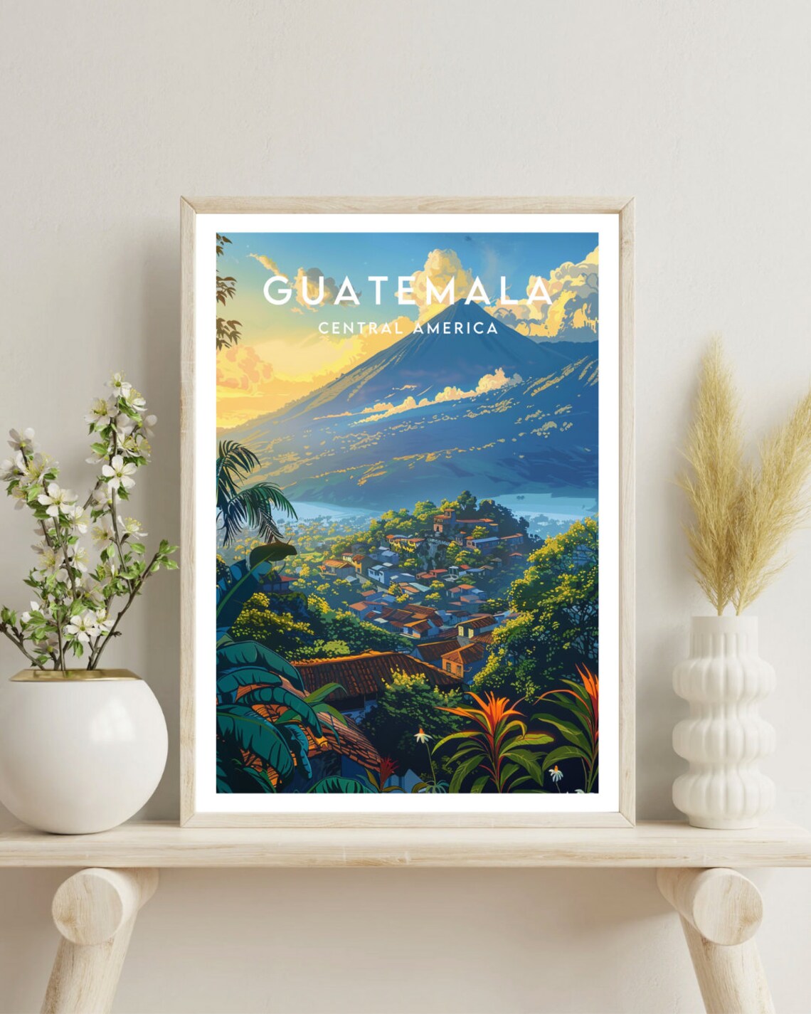 Guatemala Travel Poster, Central America Wall Art - Image 4
