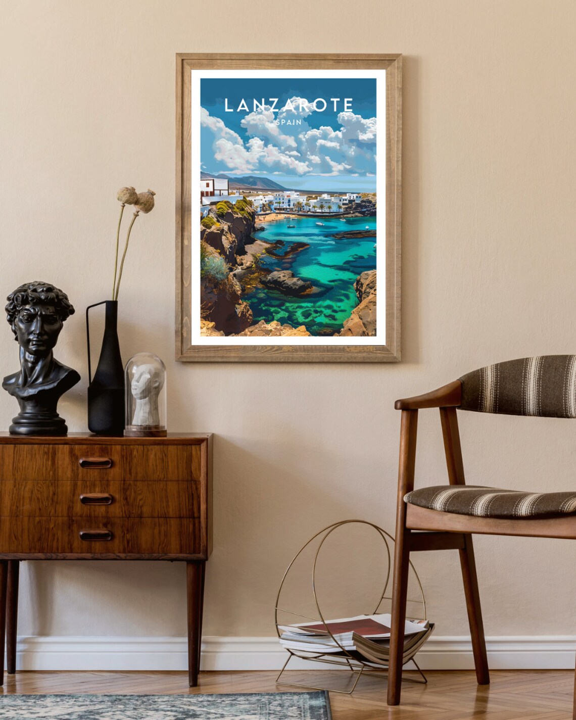 Lanzarote Travel Poster, Spain Europe - Image 2